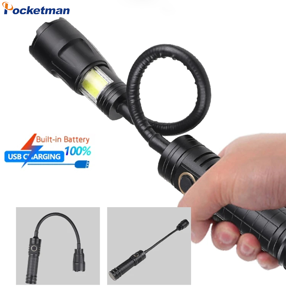 Power Outage Light - Torcia a LED XHP50 ricaricabile tramite