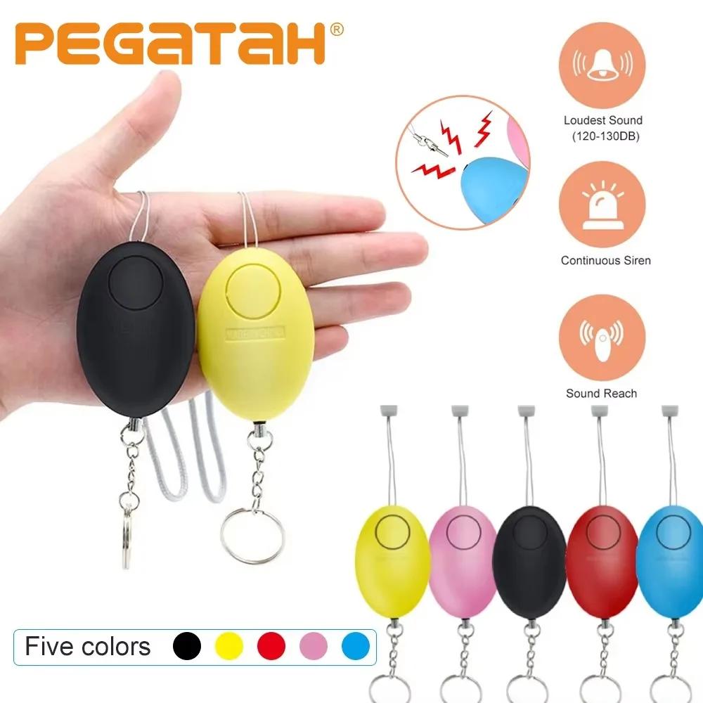 Personal Alarm Keychain - Portachiavi di autodifesa con allarme sonoro