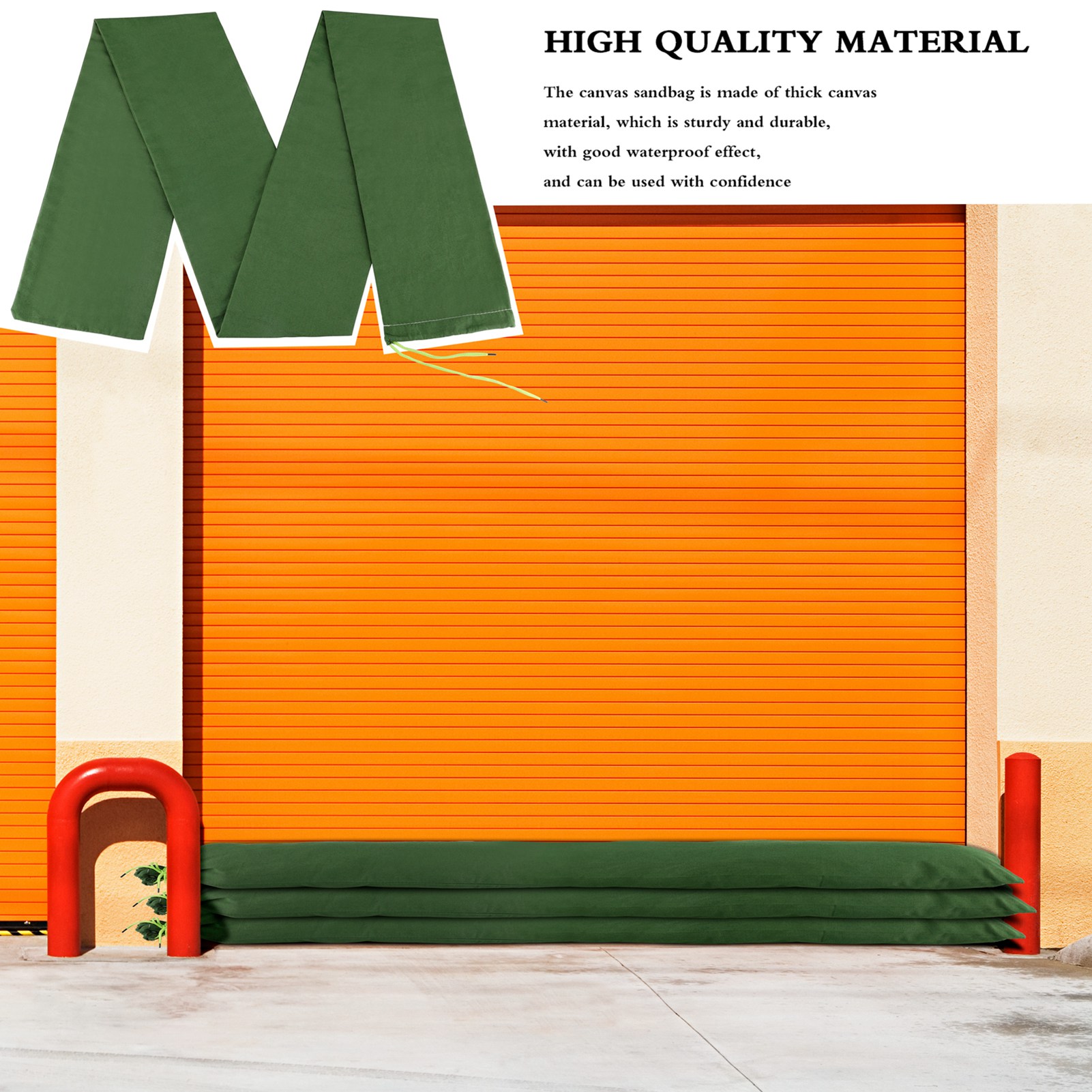 Sacco di sabbia lungo in tela  - Flood Barrier Bag recensione e prezzo