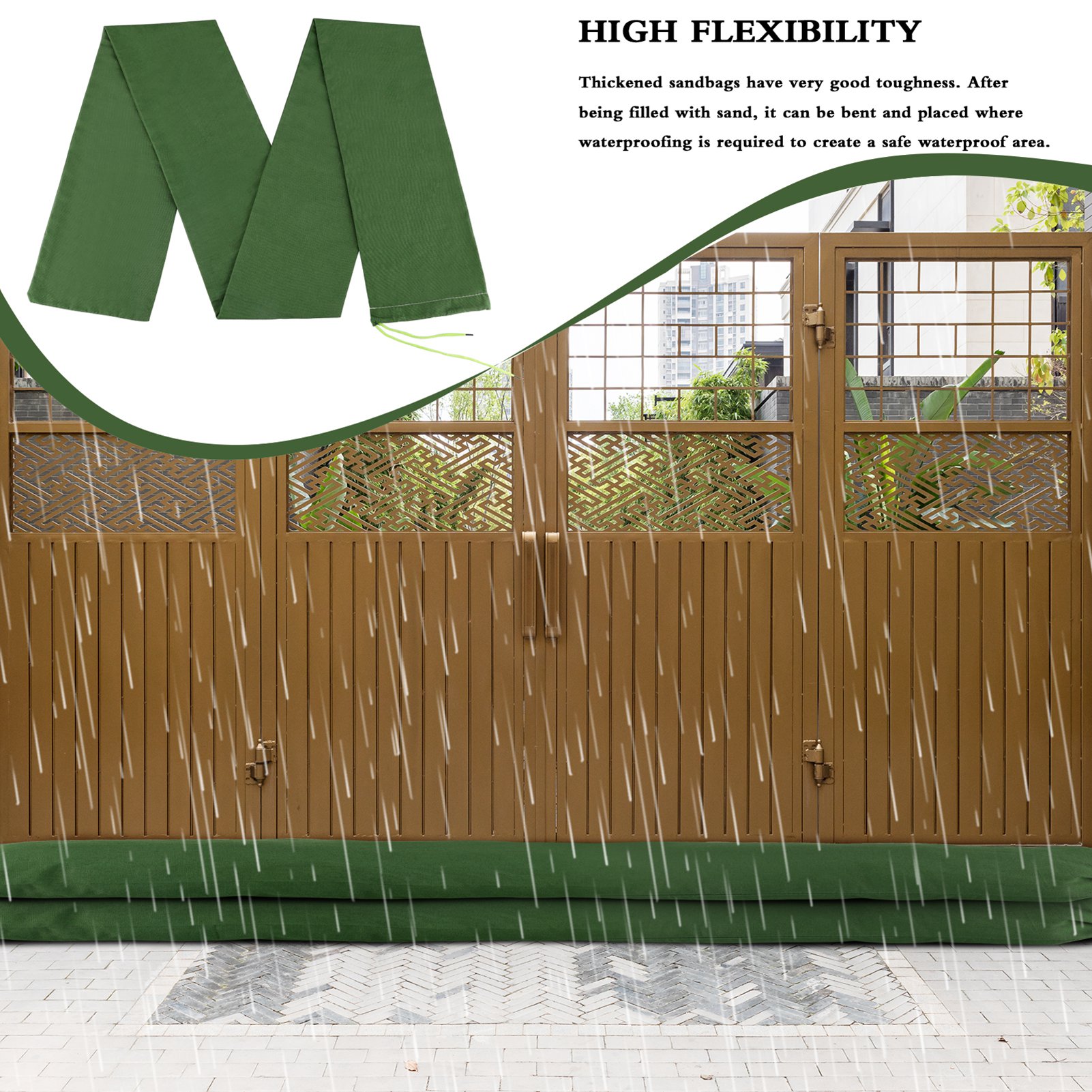 Sacco di sabbia lungo in tela  - Flood Barrier Bag recensione e prezzo
